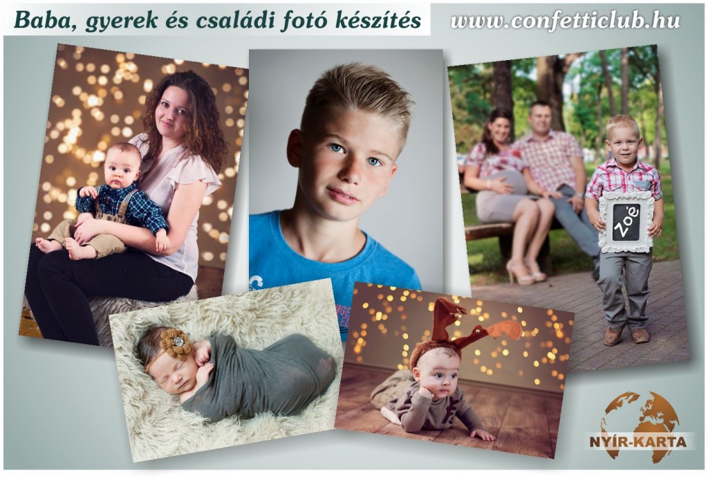 Baba, gyerek és családi fotó készítés